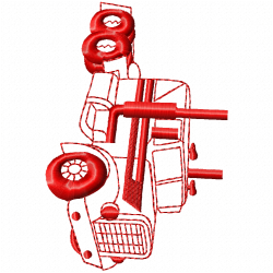 Truck Embroidery Design 3 Truck Embroidery Design 3